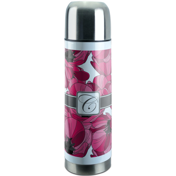 Custom Tulips Stainless Steel Thermos (Personalized)