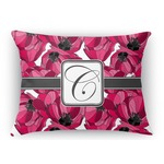 Tulips Rectangular Throw Pillow Case - 12"x18" (Personalized)