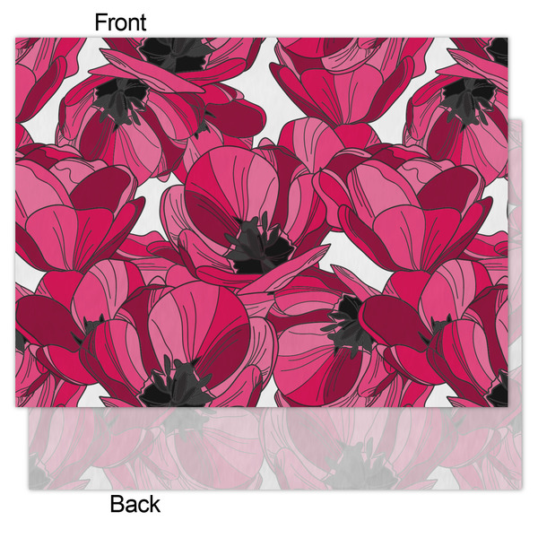 Tulips Tissue Paper - Heavyweight - Medium - Front & Back