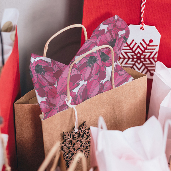 Tulips Tissue Paper - In Gift Bag