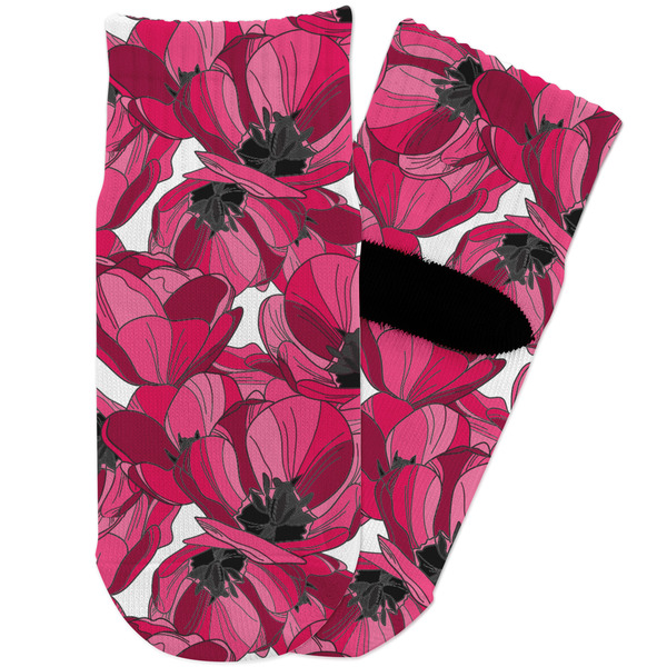 Custom Tulips Toddler Ankle Socks