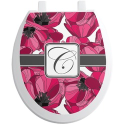 Tulips Toilet Seat Decal (Personalized)