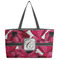 Tulips Tote w/Black Handles - Front View