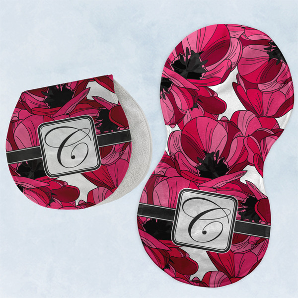 Tulips Two Peanut Shaped Burps - Open and Folded