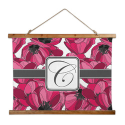 Tulips Wall Hanging Tapestry - Wide (Personalized)