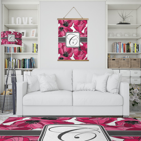 Tulips Wall Hanging Tapestry - Portrait - IN CONTEXT