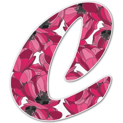 Tulips Letter Decal - Medium (Personalized)