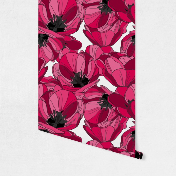 Tulips Wallpaper on Wall