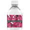 Tulips Water Bottle Label - Back View