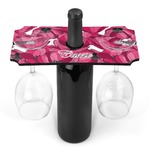 Tulips Wine Bottle & Glass Holder (Personalized)