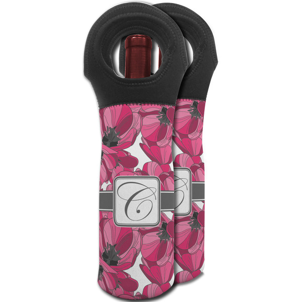 Tulips Wine Tote Bag - MAIN