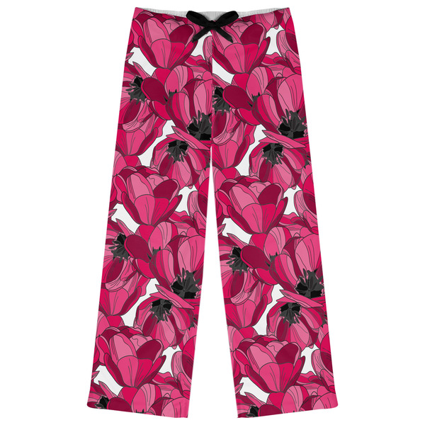 Custom Tulips Womens Pajama Pants - 2XL