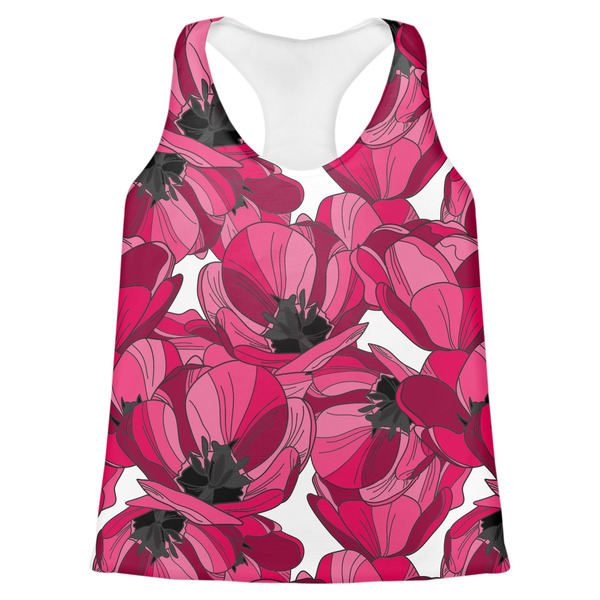 Custom Tulips Womens Racerback Tank Top - X Large