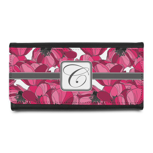Custom Tulips Leatherette Ladies Wallet (Personalized)