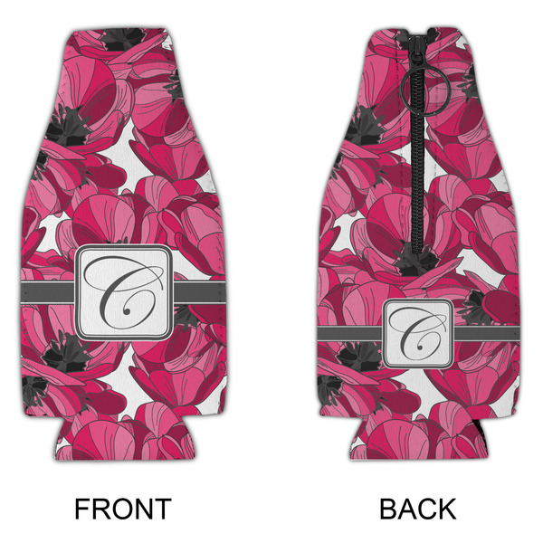 Tulips Zipper Bottle Cooler - APPROVAL
