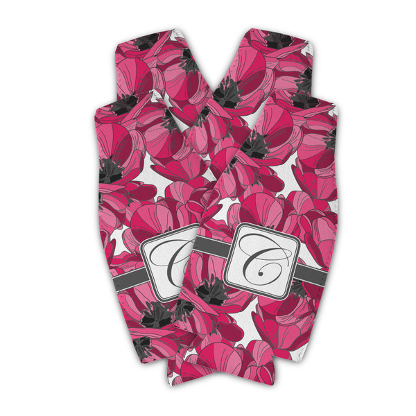 Tulips Zipper Bottle Cooler - Set of 4 - PARENT MAIN (flat)