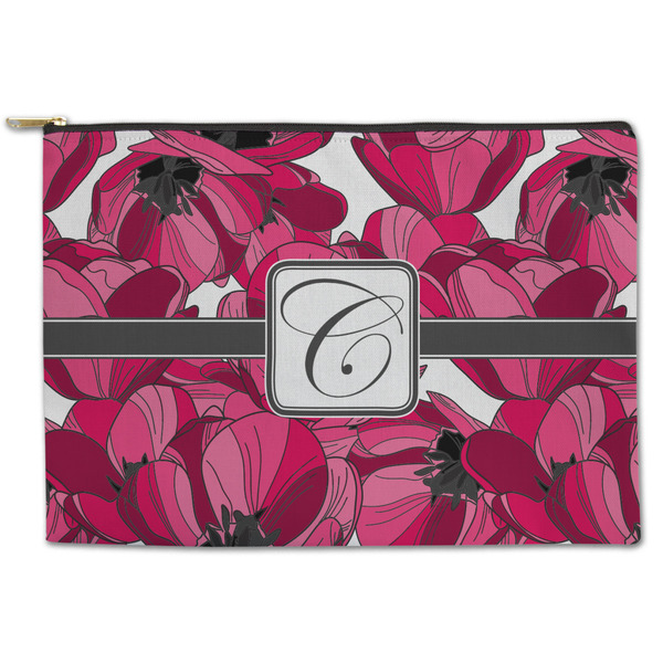 Custom Tulips Zipper Pouch (Personalized)