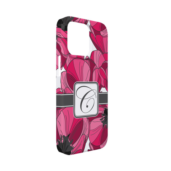 Custom Tulips iPhone Case - Plastic - iPhone 13 Mini (Personalized)