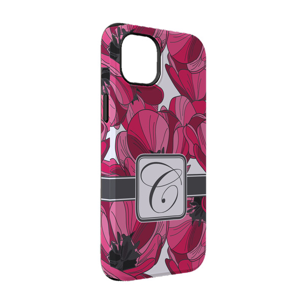 Custom Tulips iPhone Case - Rubber Lined - iPhone 14 Pro (Personalized)
