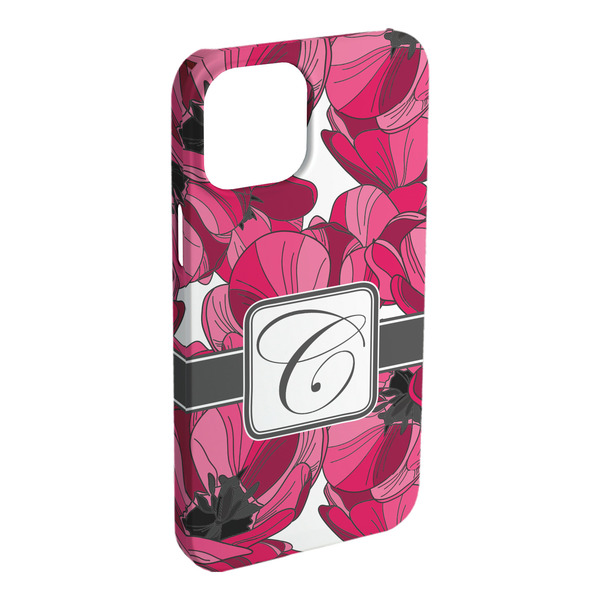 Custom Tulips iPhone Case - Plastic - iPhone 15 Plus (Personalized)