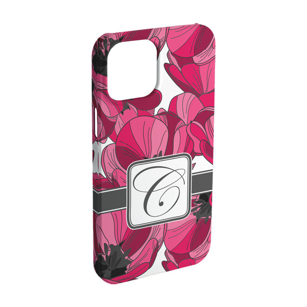 Custom Tulips iPhone Case - Plastic - iPhone 15 Pro (Personalized)