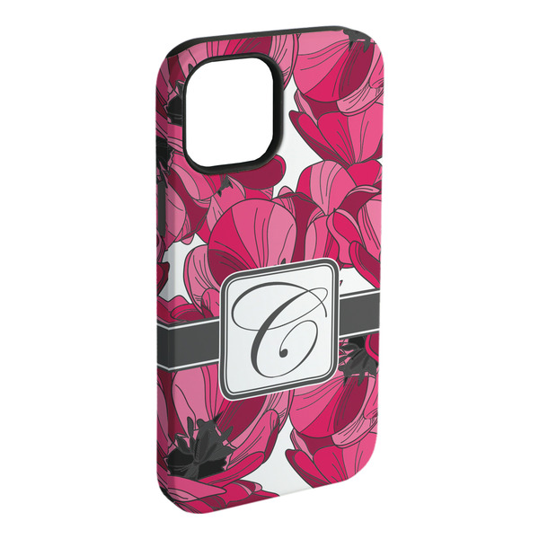 Custom Tulips iPhone Case - Rubber Lined - iPhone 15 Pro Max (Personalized)