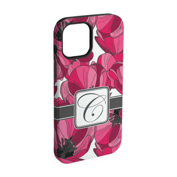Custom Tulips iPhone Case - Rubber Lined - iPhone 15 Pro (Personalized)