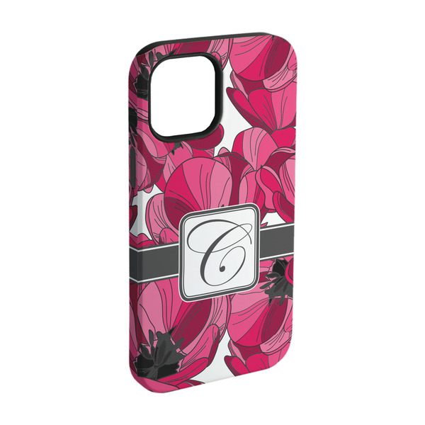 Custom Tulips iPhone Case - Rubber Lined - iPhone 15 (Personalized)