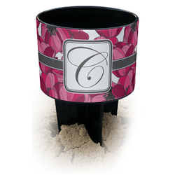 Tulips Black Beach Spiker Drink Holder (Personalized)