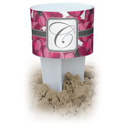 Tulips White Beach Spiker Drink Holder (Personalized)