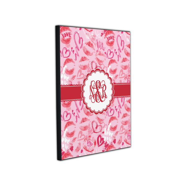 Lips n Hearts 11x14 Wood Print - Angle View