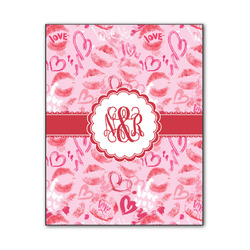 Lips n Hearts Wood Print - 11x14 (Personalized)