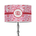 Lips n Hearts 12" Drum Lamp Shade - Poly-film (Personalized)