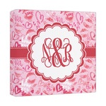 Lips n Hearts Canvas Print - 12x12 (Personalized)