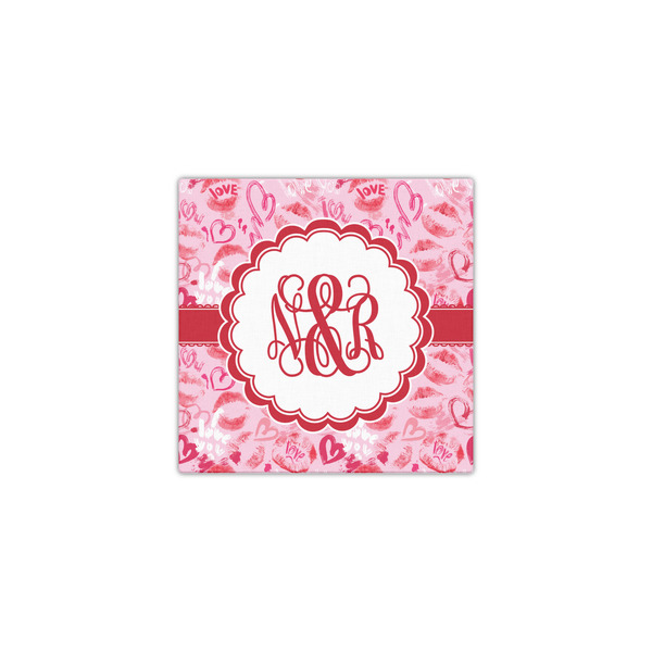 Lips n Hearts 12x12 - Canvas Print - Front View