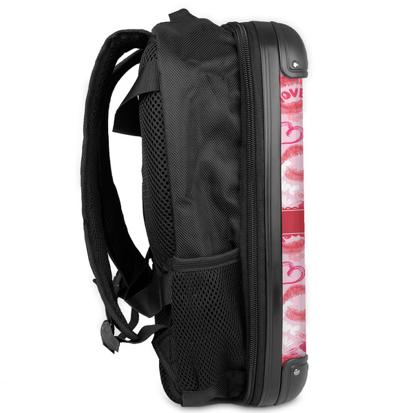 Lips n Hearts 13" Hard Shell Backpacks - Side View