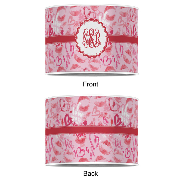 Lips n Hearts 16" Drum Lampshade - APPROVAL (Poly Film)