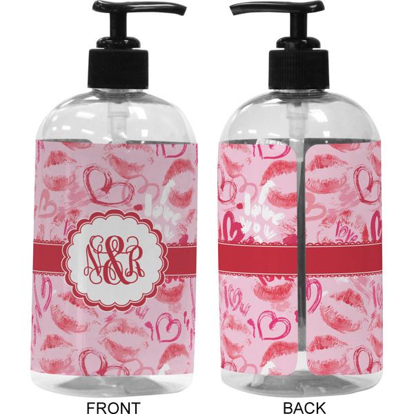 Lips n Hearts 16 oz Plastic Liquid Dispenser (Approval)