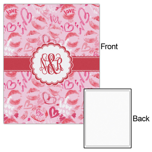 Lips n Hearts 16x20 - Matte Poster - Front & Back