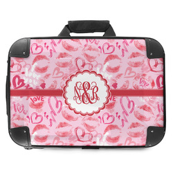Lips n Hearts Hard Shell Briefcase - 18" (Personalized)