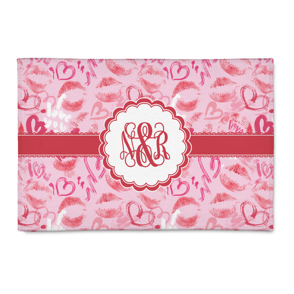 Custom Lips n Hearts Patio Rug (Personalized)