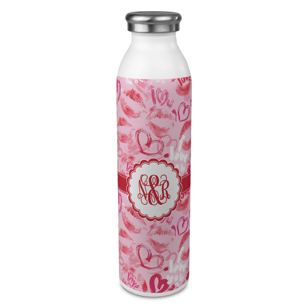 Custom Lips n Hearts 20oz Stainless Steel Water Bottle - Full Print (Personalized)