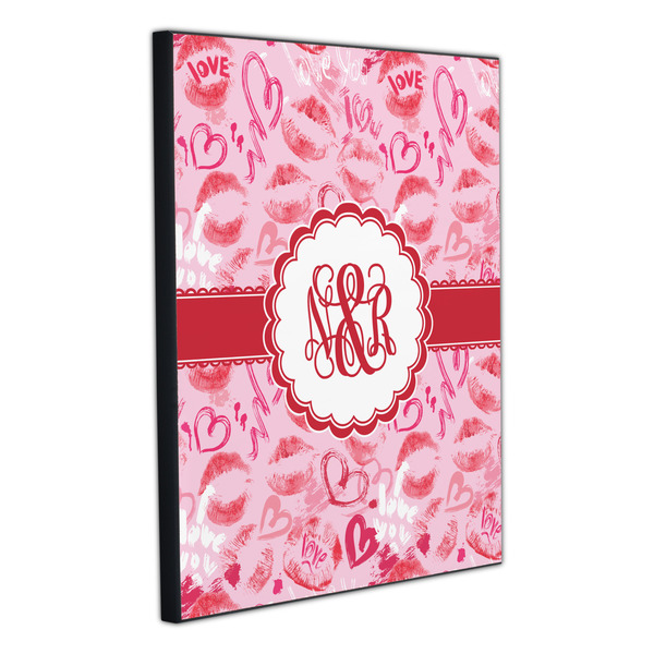 Lips n Hearts 20x24 Wood Print - Angle View