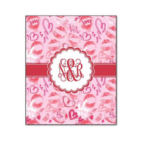 Lips n Hearts 20x24 Wood Print - Front View