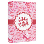 Lips n Hearts Canvas Print - 20x30 (Personalized)