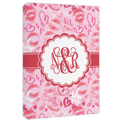 Lips n Hearts Canvas Print - 20x30 (Personalized)