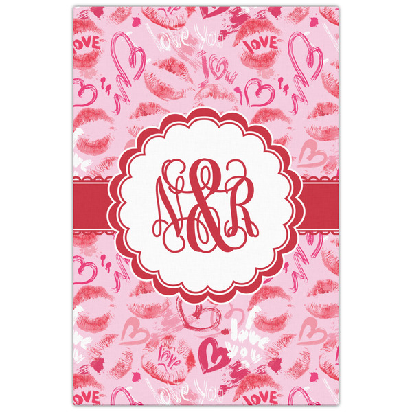 Lips n Hearts 20x30 - Canvas Print - Front View