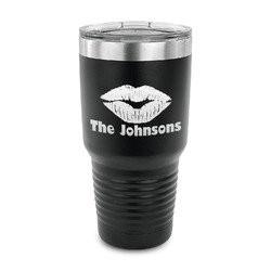 Lips n Hearts 30 oz Stainless Steel Tumbler (Personalized)