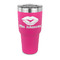 Lips n Hearts 30 oz Stainless Steel Tumbler - Pink - Single Sided (Personalized)