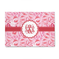 Lips n Hearts 4' x 6' Indoor Area Rug (Personalized)